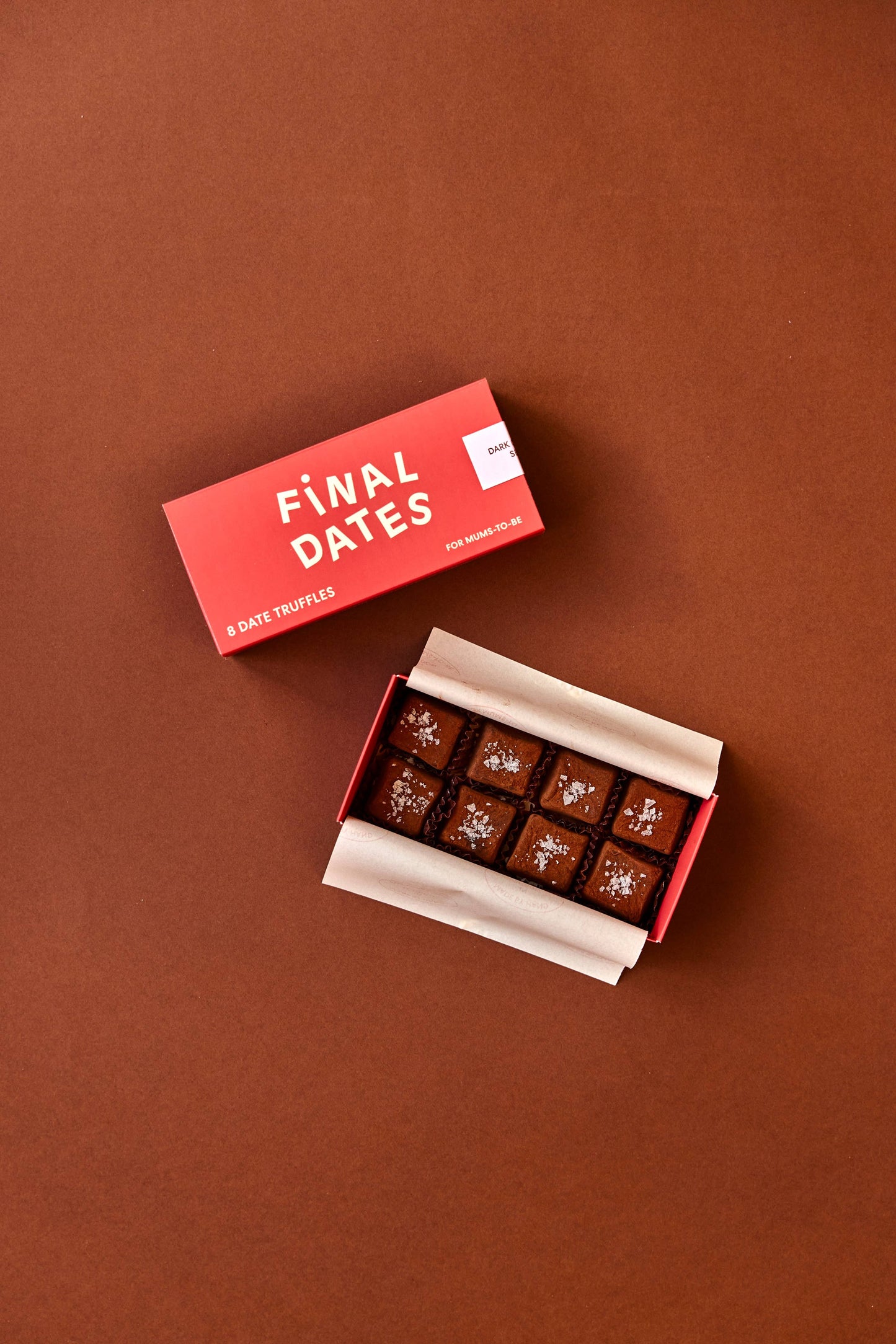 Dark Chocolate & Sea Salt Date Truffles