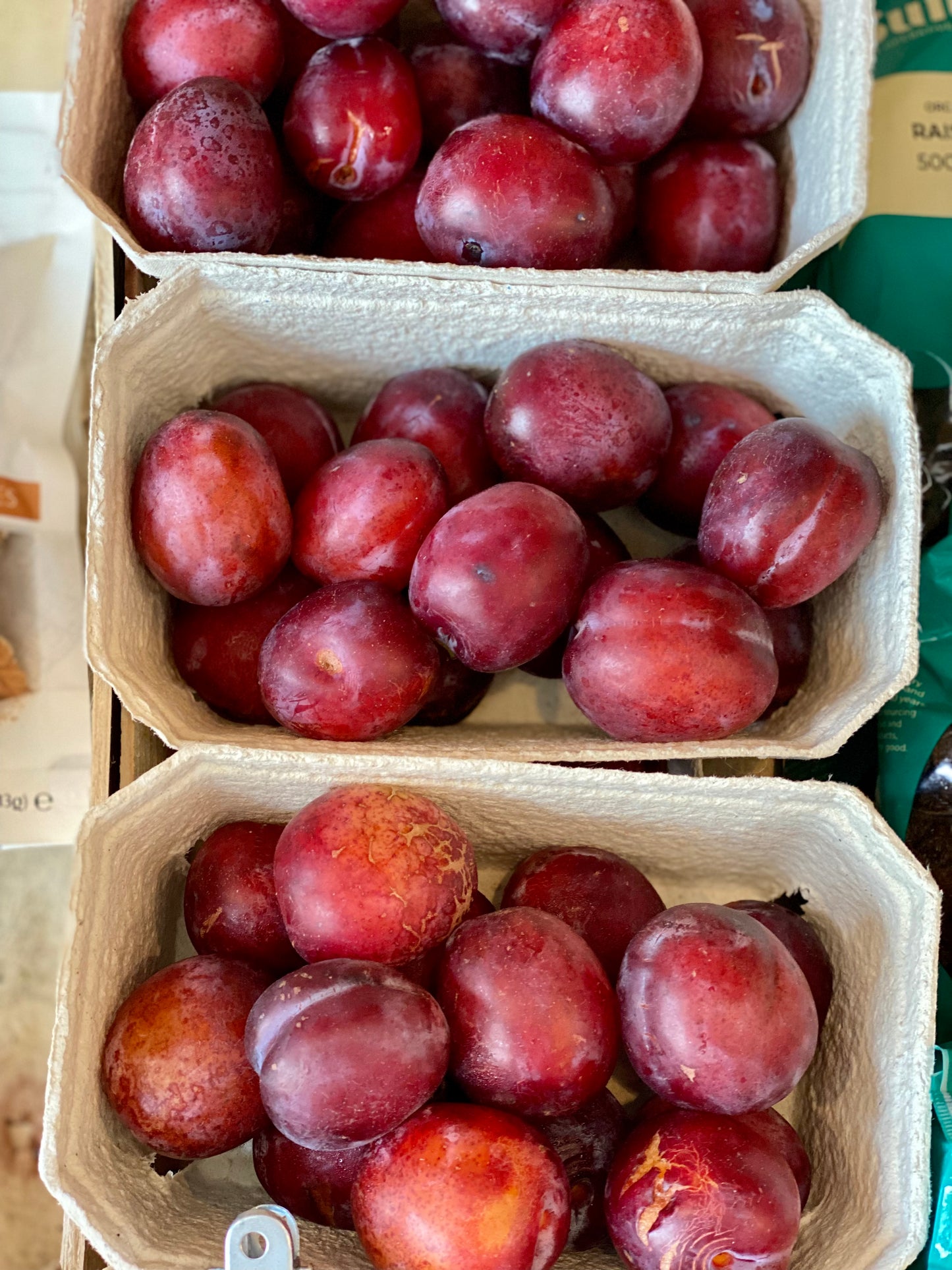 Organic Victoria Plums - UK