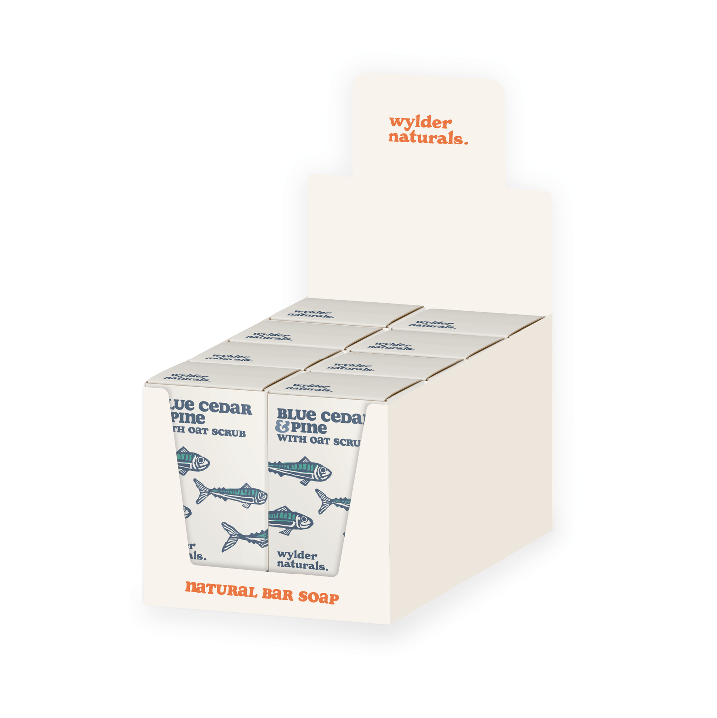 Blue Cedar & Pine with Oat Scrub Natural Bar Soap