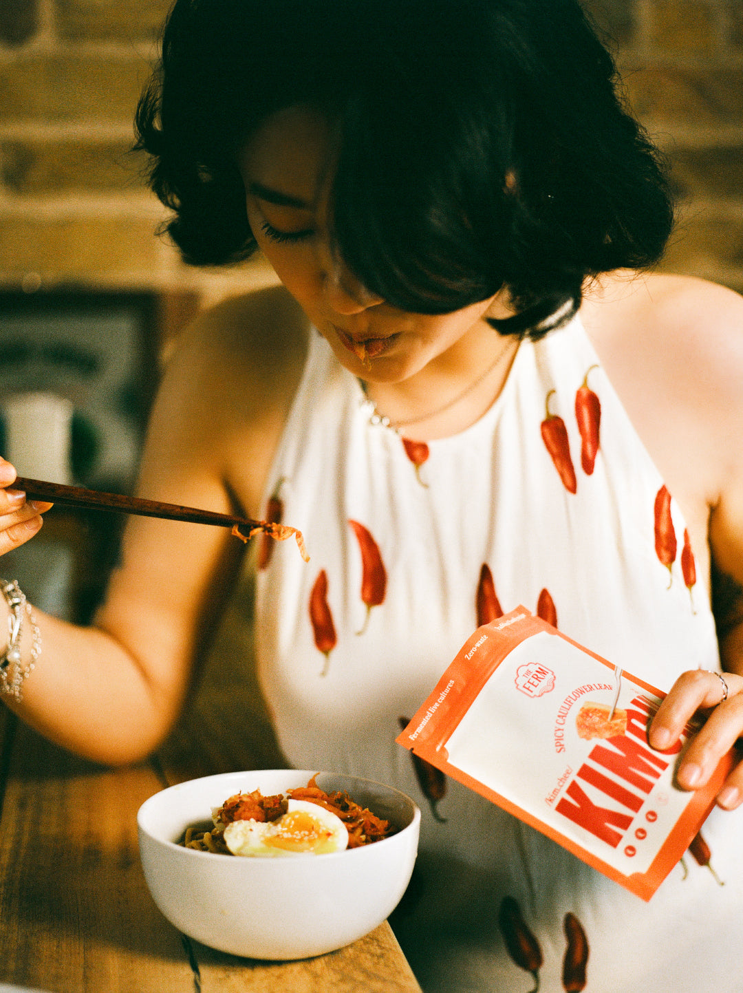 Spicy Cauliflower Leaf Kimchi