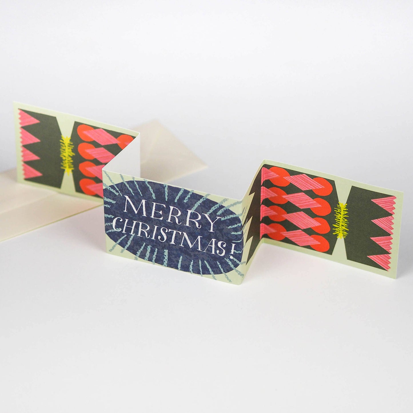 Christmas Cracker Diamond Pull-Out Christmas Card