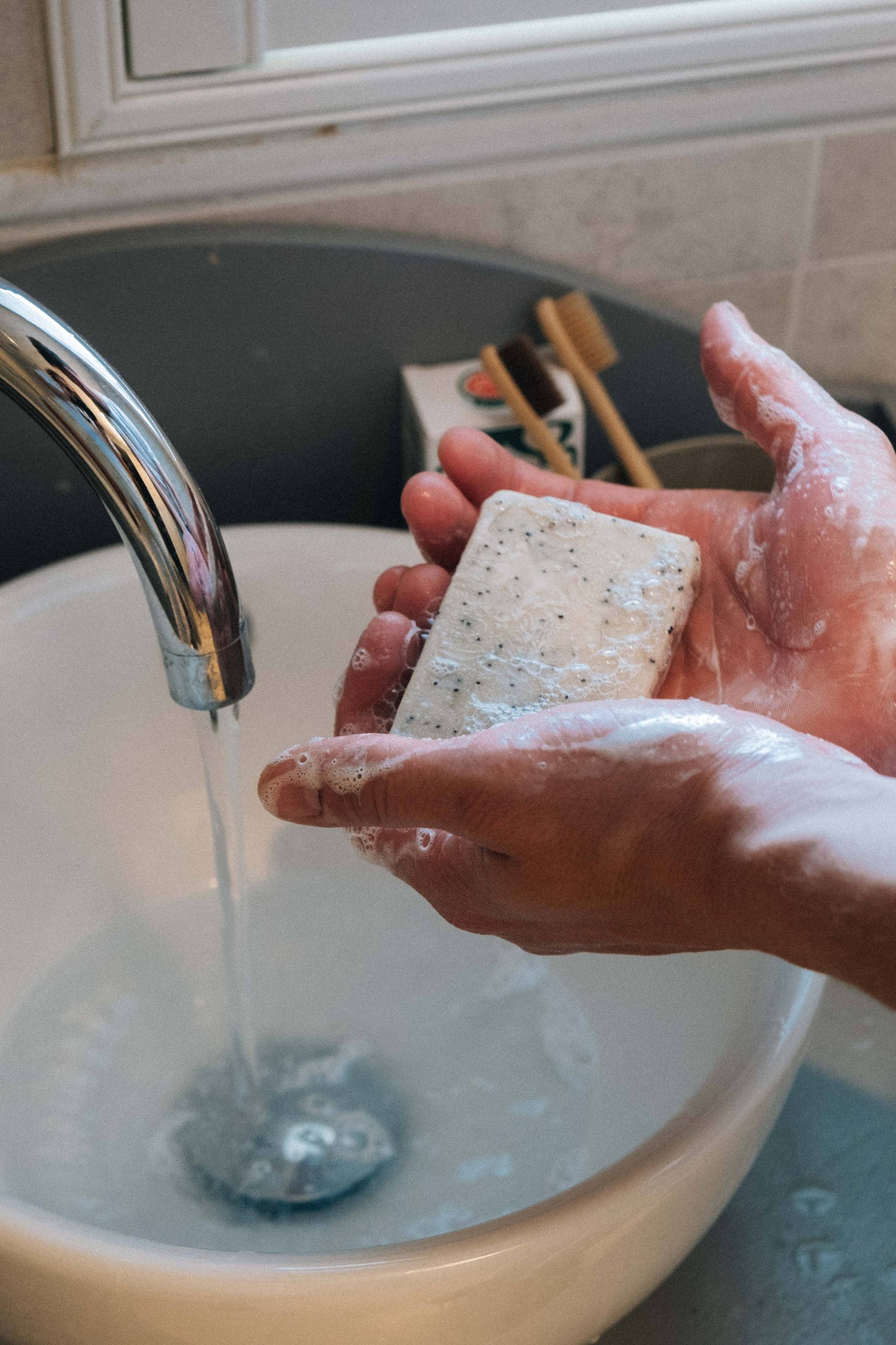 Lavender & Litsea with Poppy Seed Scrub Natural Bar Soap