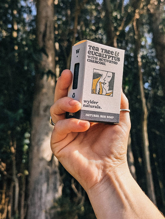 Tea Tree & Eucalyptus with Activated Charcoal Natural Soap