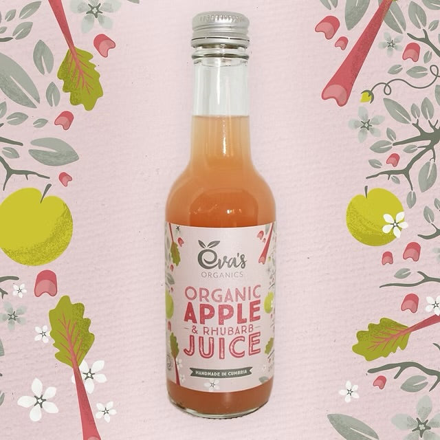 Organic Apple & Rhubarb Juice (250ml)