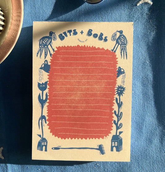 'Bits & Bobs' A6 Notepad
