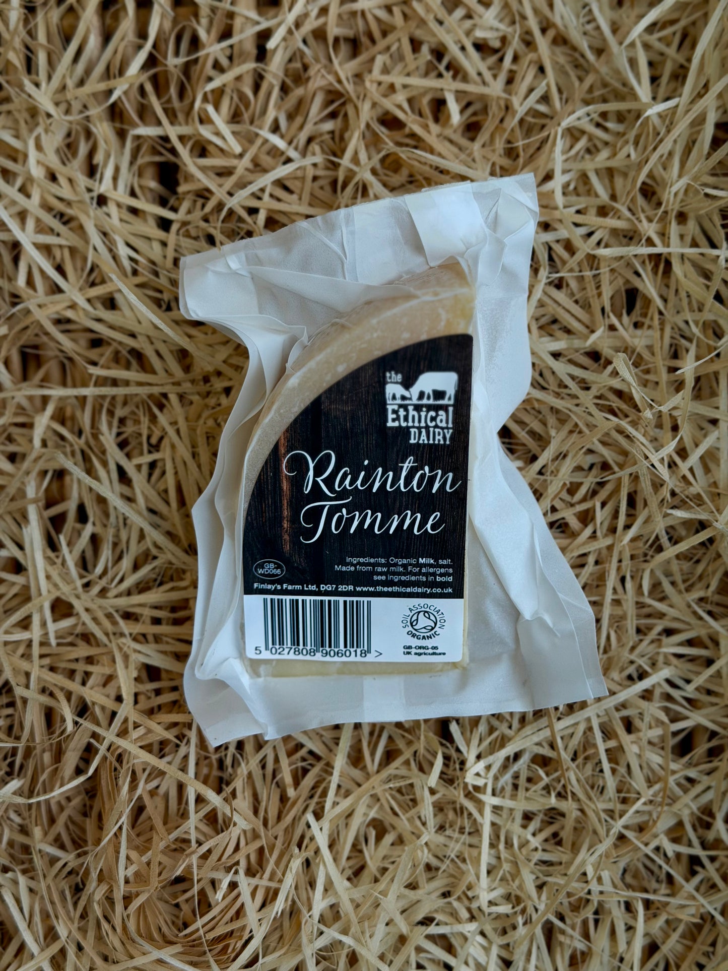 Raw Milk Rainton Tomme Wedge