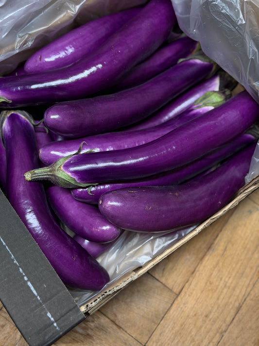 Organic Pink Tongue Aubergine