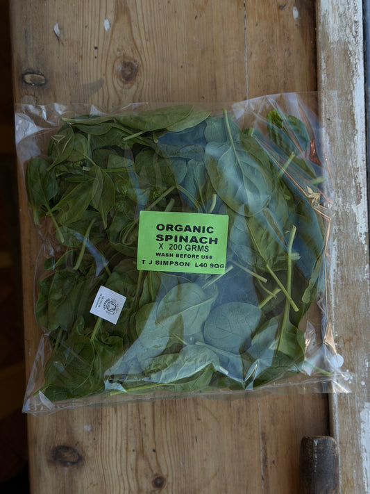 Organic Baby Leaf Spinach - UK