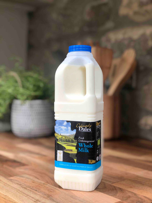 Organic Unhomogenised Whole Milk (1L)