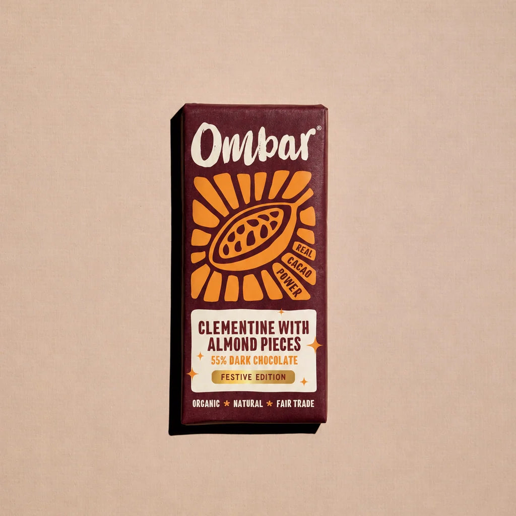Organic Clementine & Almond 55% Dark Chocolate