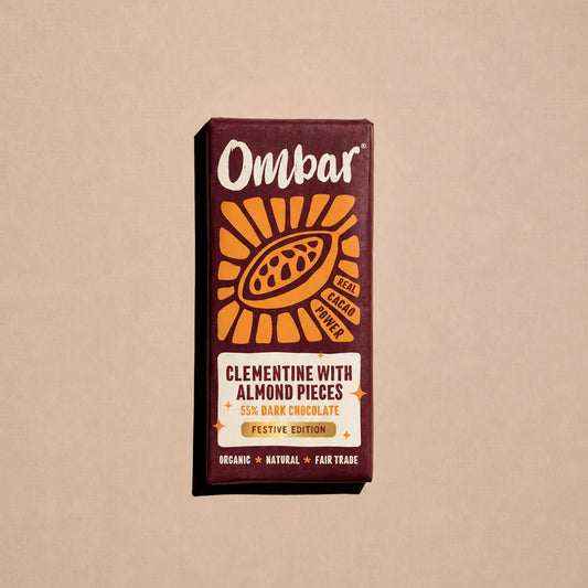 Organic Clementine & Almond 55% Dark Chocolate