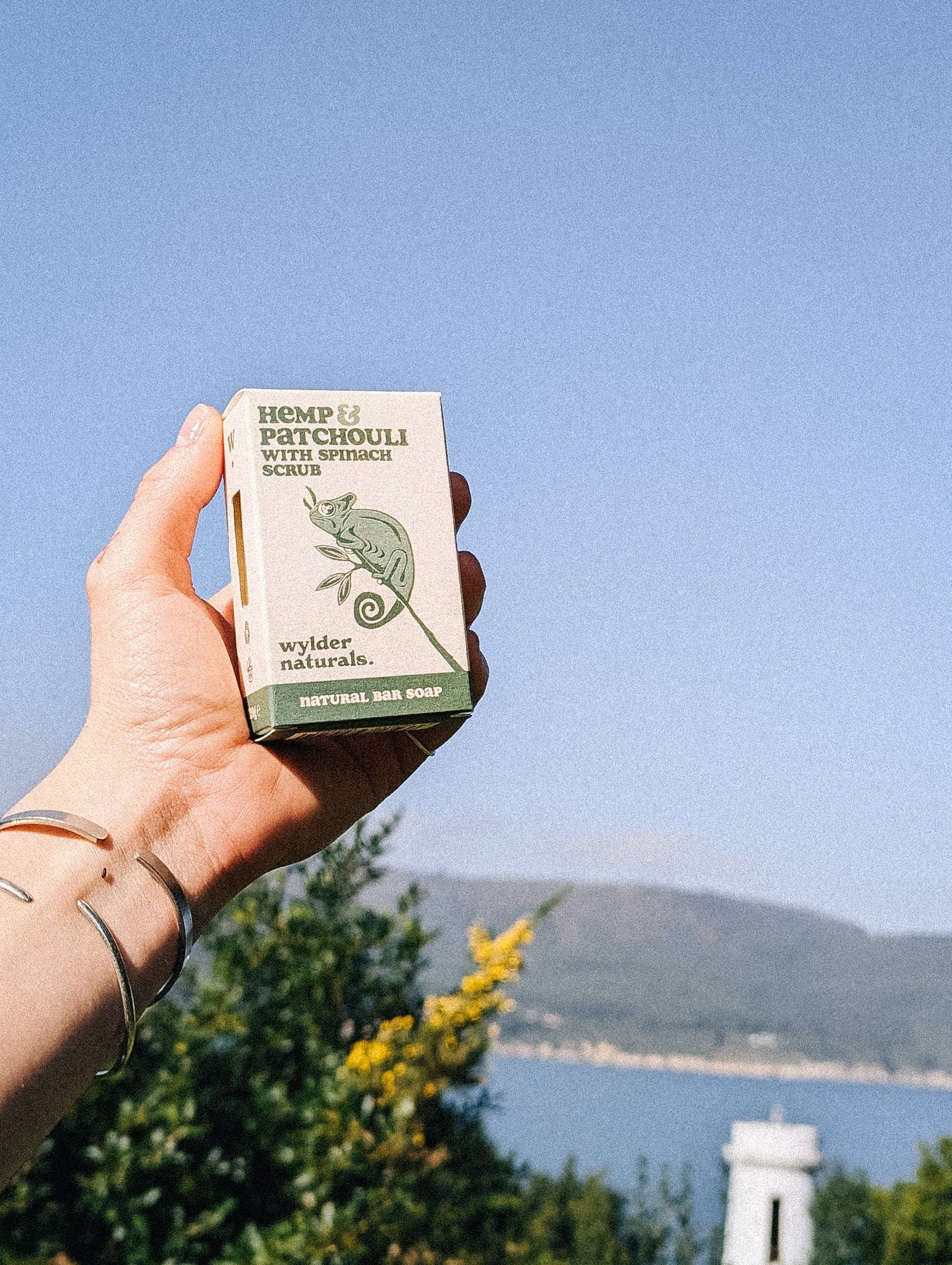 Hemp & Patchouli with Spinach Scrub Natural Bar Soap