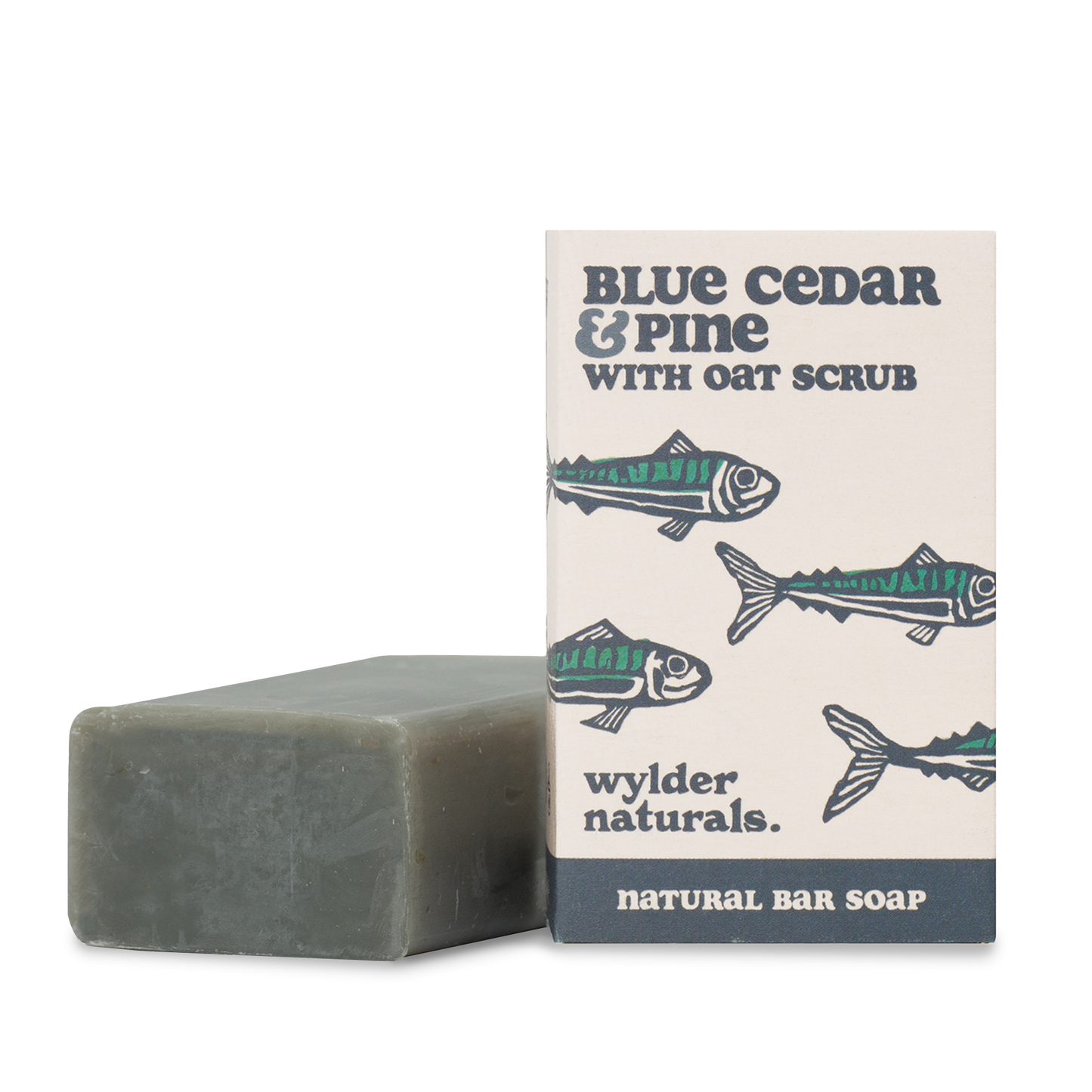 Blue Cedar & Pine with Oat Scrub Natural Bar Soap