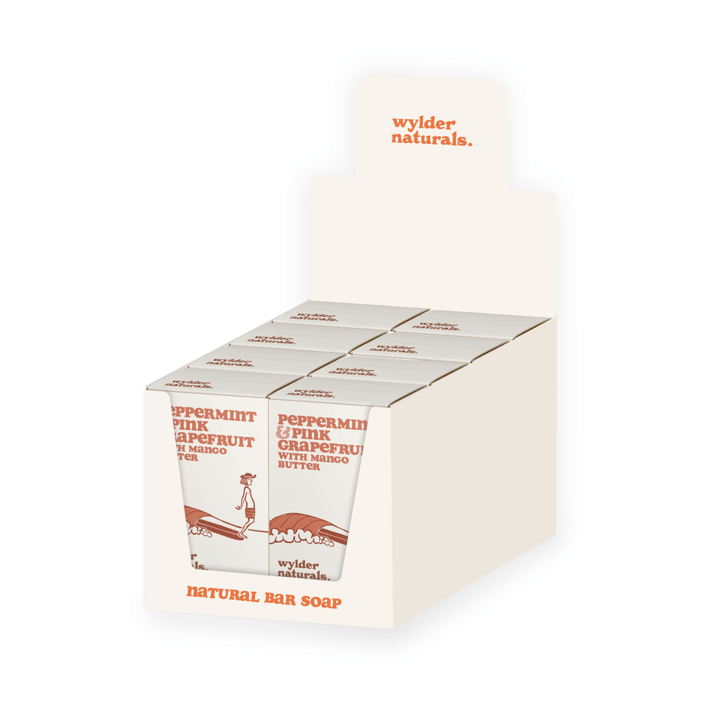 Peppermint & Pink Grapefruit with Mango Butter Natural Soap