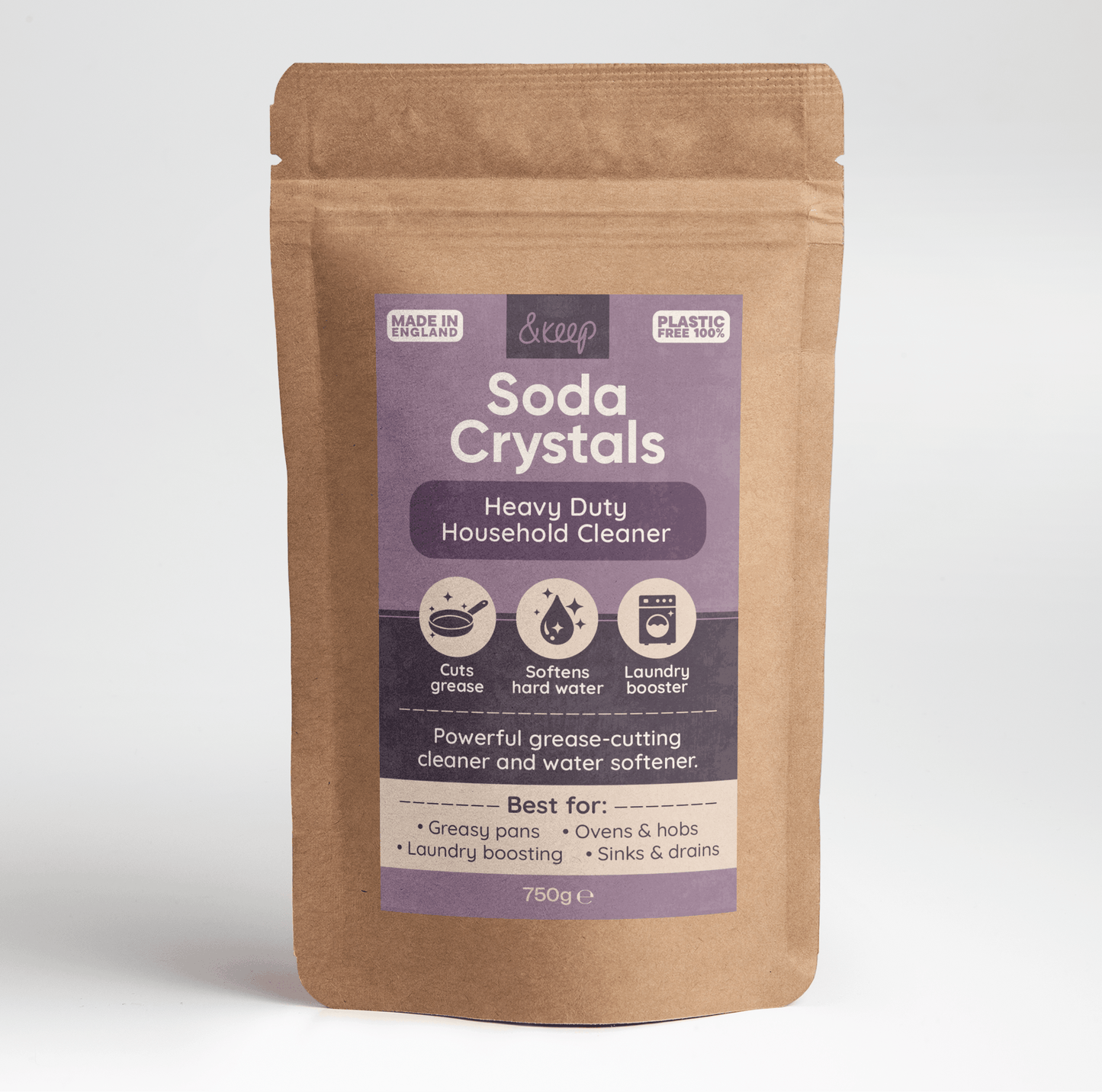 Soda Crystals - Concentrated Cleaner & Laundry Booster