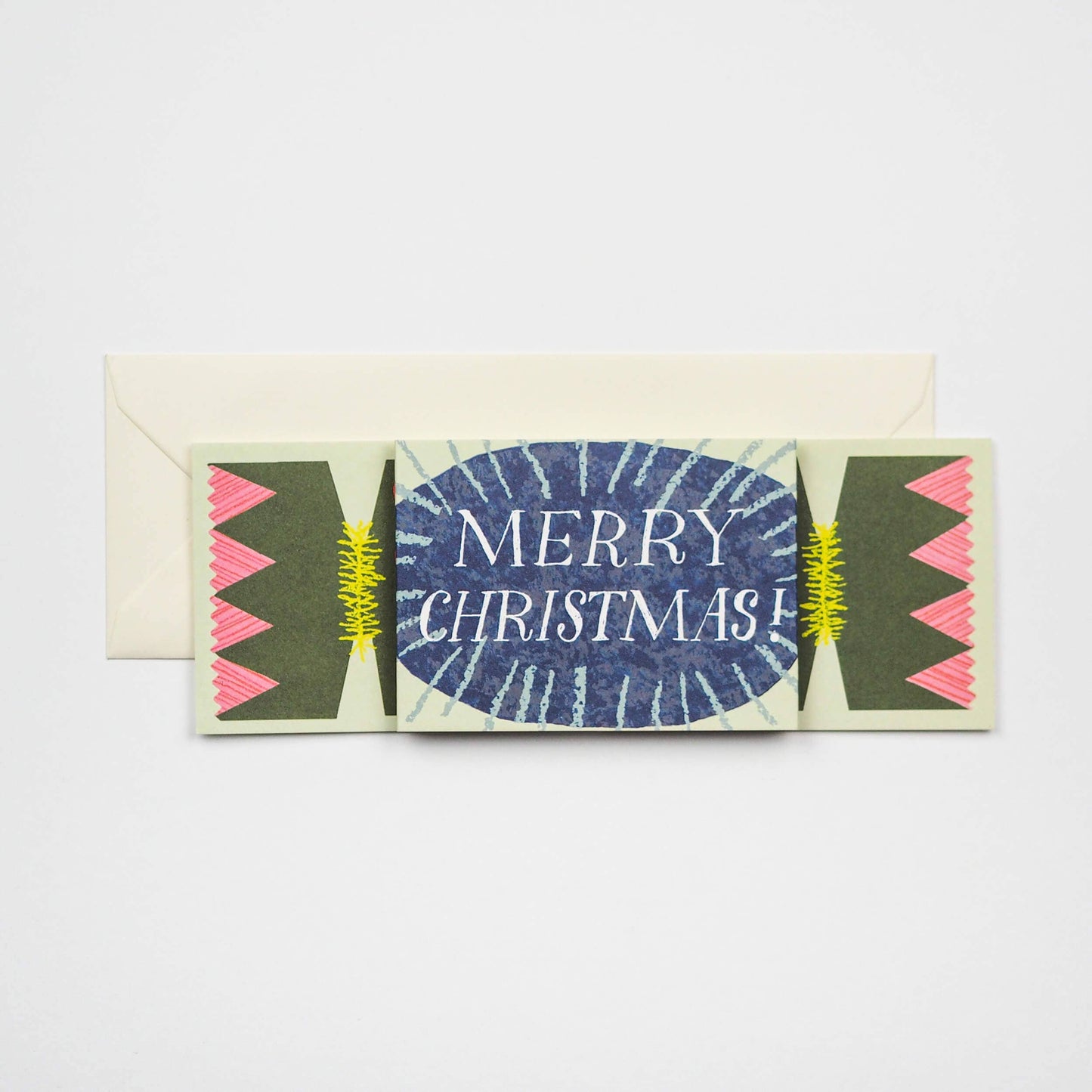 Christmas Cracker Diamond Pull-Out Christmas Card