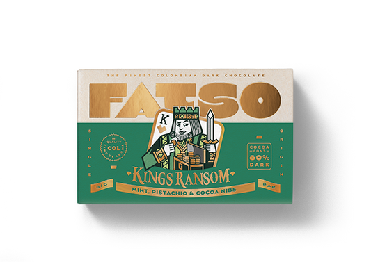 King's Ransom: Pistachio, Mint & Cocoa Nib Dark Chocolate