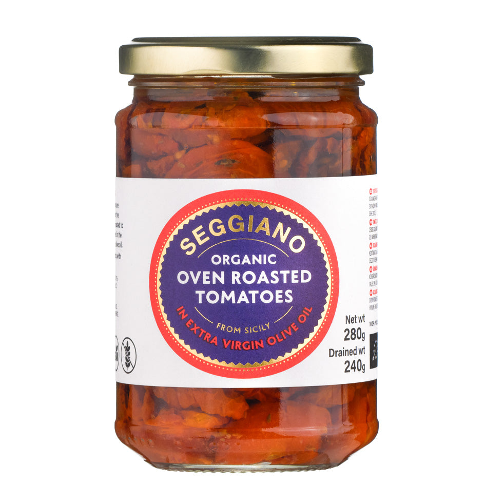 Organic Oven Roasted Tomatoes in EVOO