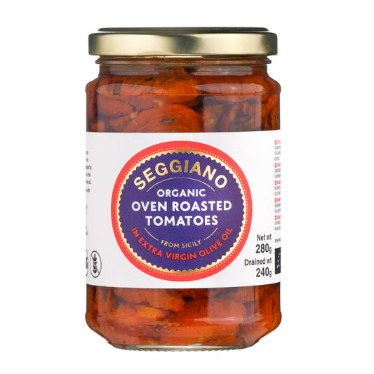 Organic Oven Roasted Tomatoes in EVOO