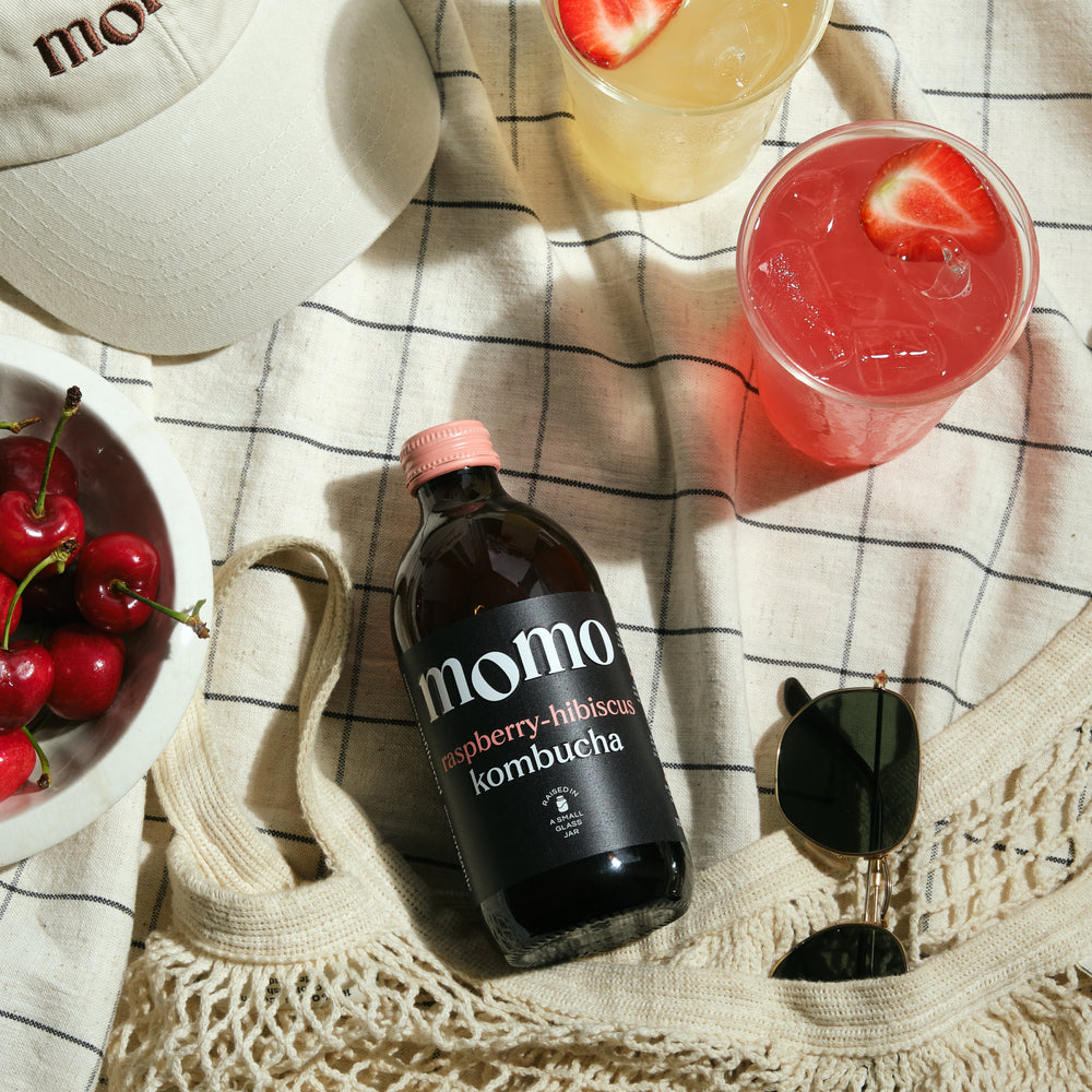 Raspberry Hibiscus Kombucha