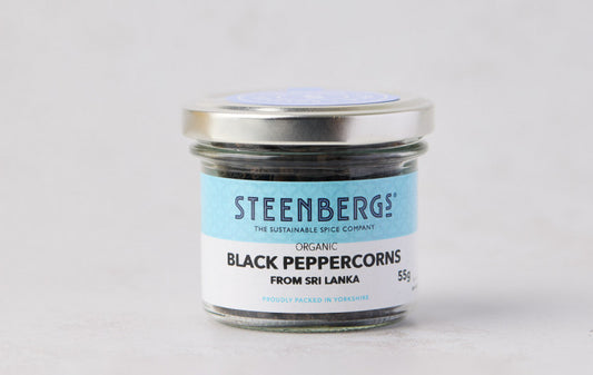 Organic Fairtrade Black Peppercorns