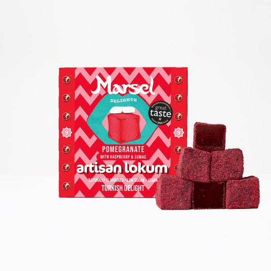 Pomegranate, Raspberry & Sumac Turkish Delight