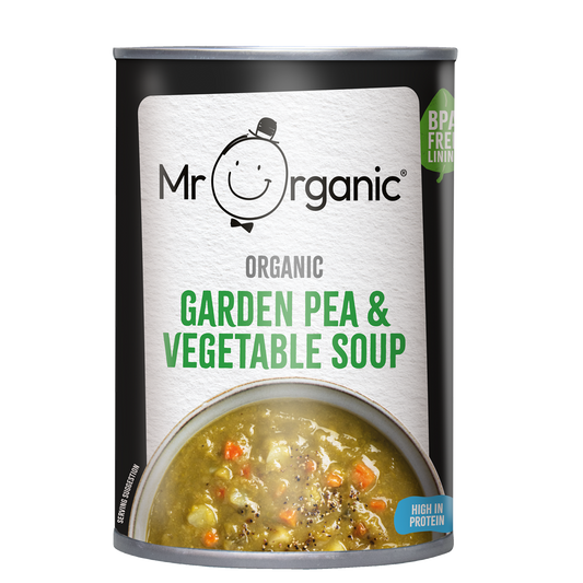 Organic Garden Pea & Vegetable Soup
