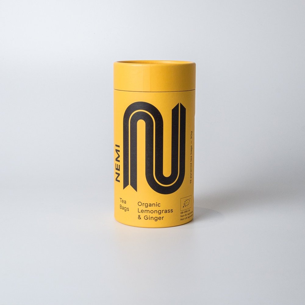 Organic Lemongrass & Ginger Teabags