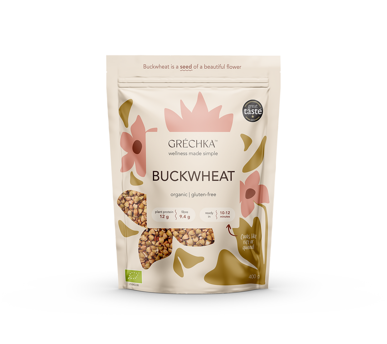 Organic Buckwheat Grain