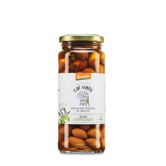 Organic Cornicabra Green Olives