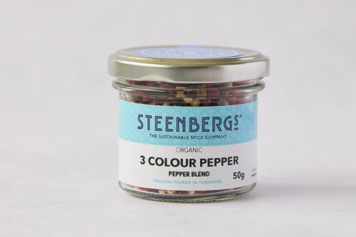 Organic Black, White & Pink Peppercorns