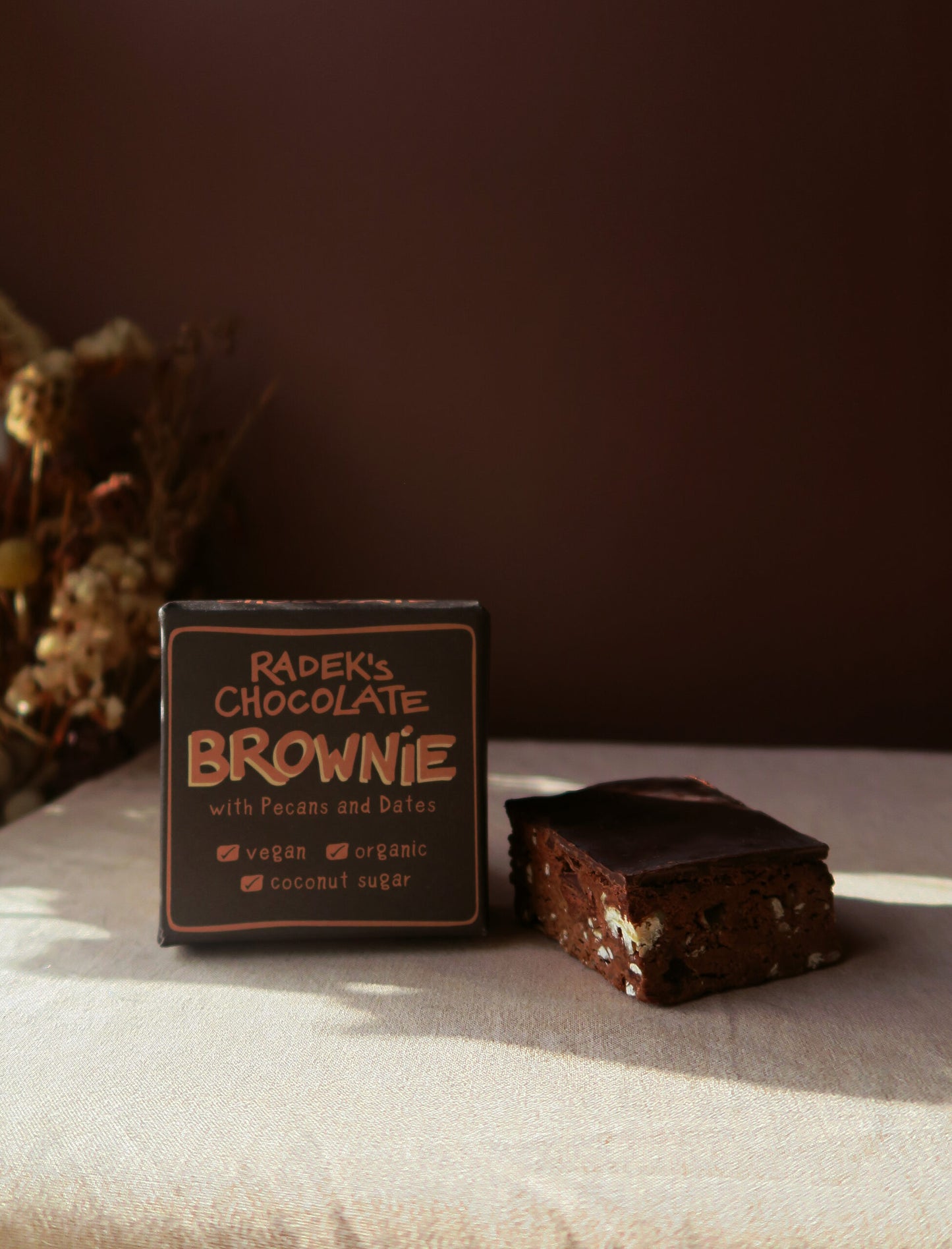 Pecan & Date Brownie