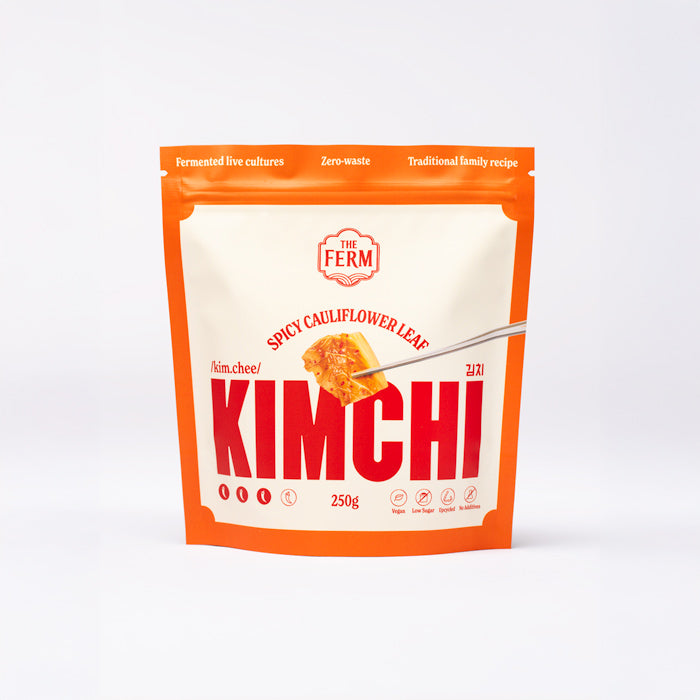 Spicy Cauliflower Leaf Kimchi